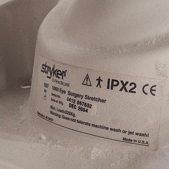 Stryker 1069 Eye Surgery Stretcher