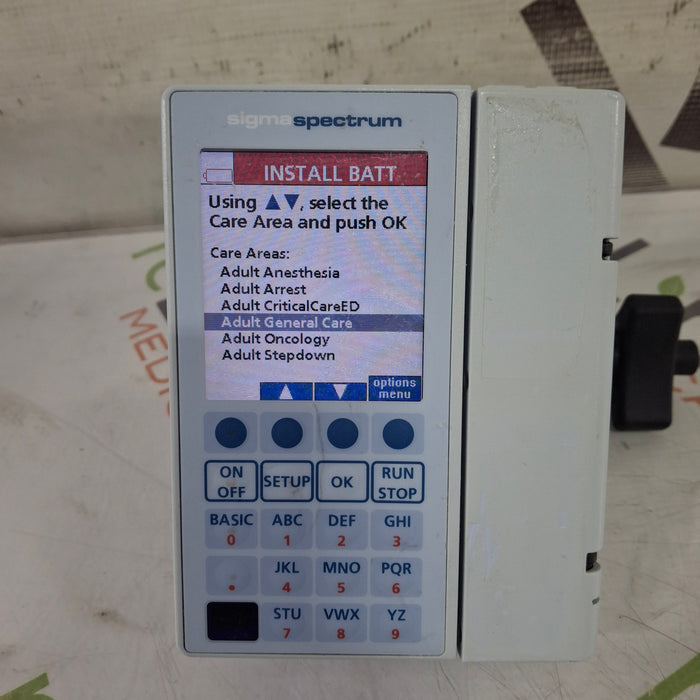 Baxter Baxter Sigma Spectrum 8.01.00 w/o Battery Infusion Pump Infusion Pump reLink Medical