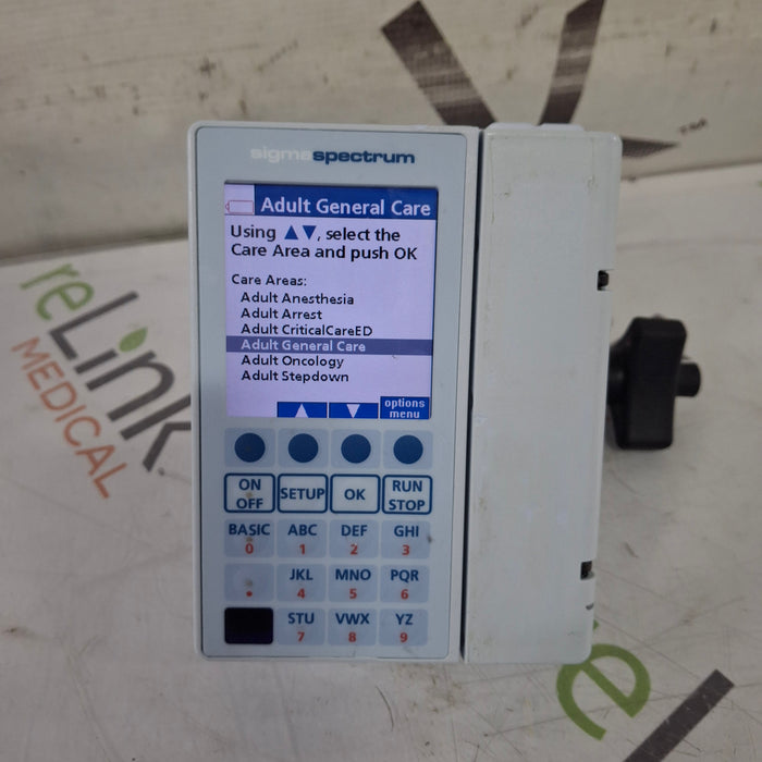 Baxter Baxter Sigma Spectrum 8.01.00 w/o Battery Infusion Pump Infusion Pump reLink Medical
