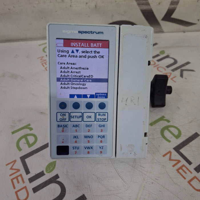 Baxter Sigma Spectrum 8.00.03 w/o Battery Infusion Pump