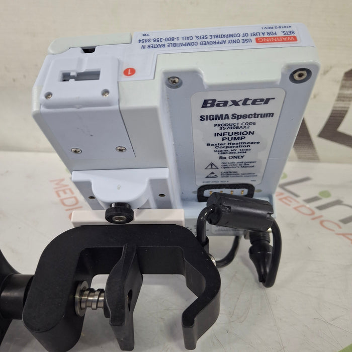 Baxter Baxter Sigma Spectrum 8.01.00 w/o Battery Infusion Pump Infusion Pump reLink Medical