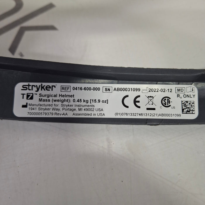 Stryker Stryker T7 Surgical Helmet Surgical Equipment reLink Medical