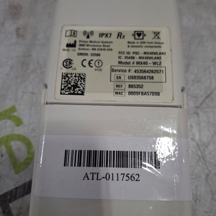 Philips Philips MX40 WLAN S01 865352 Telemetry Transmitter Patient Monitors reLink Medical