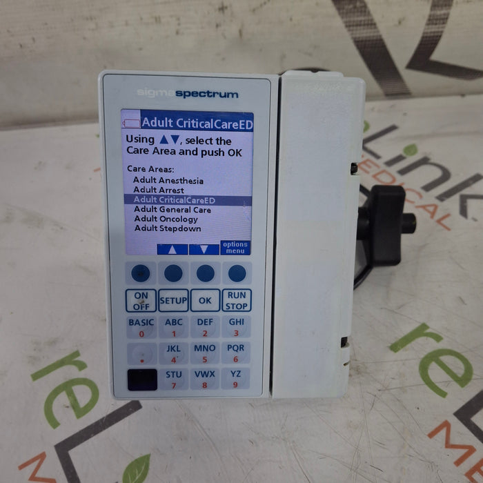 Baxter Baxter Sigma Spectrum 8.01.00 w/o Battery Infusion Pump Infusion Pump reLink Medical