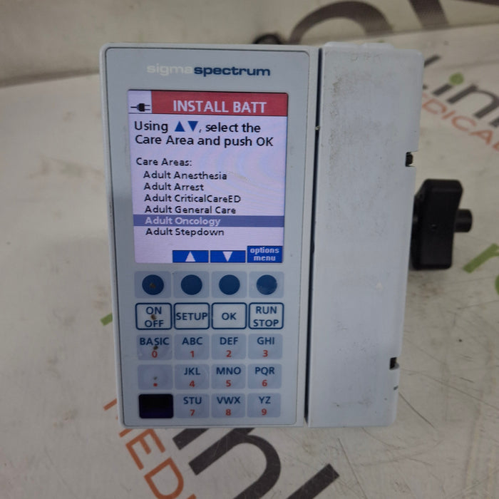 Baxter Sigma Spectrum 8.00.03 w/o Battery Infusion Pump