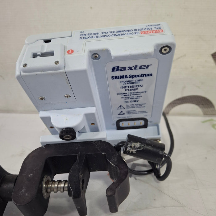 Baxter Sigma Spectrum 8.00.03 w/o Battery Infusion Pump