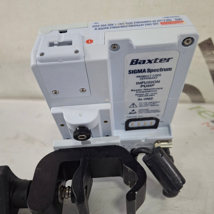 Baxter Baxter Sigma Spectrum 8.01.00 w/o Battery Infusion Pump Infusion Pump reLink Medical