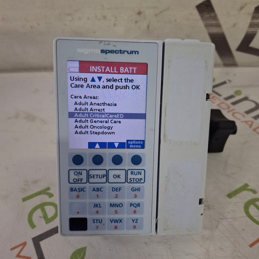 Baxter Baxter Sigma Spectrum 8.01.00 w/o Battery Infusion Pump Infusion Pump reLink Medical