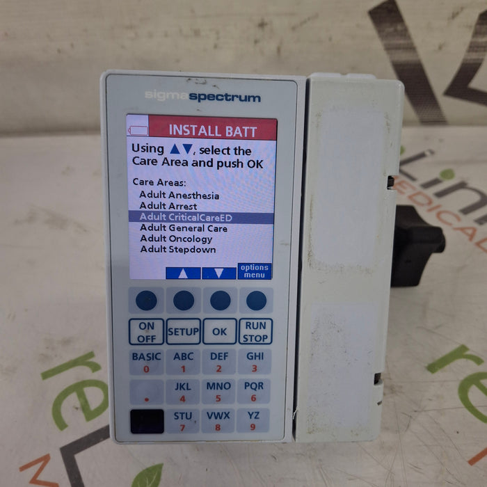 Baxter Baxter Sigma Spectrum 8.01.00 w/o Battery Infusion Pump Infusion Pump reLink Medical