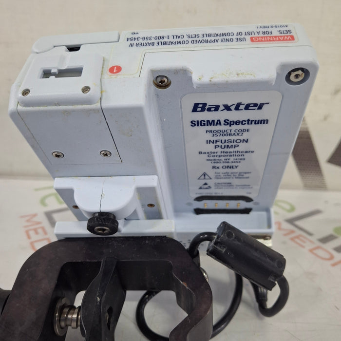 Baxter Sigma Spectrum 8.00.03 w/o Battery Infusion Pump