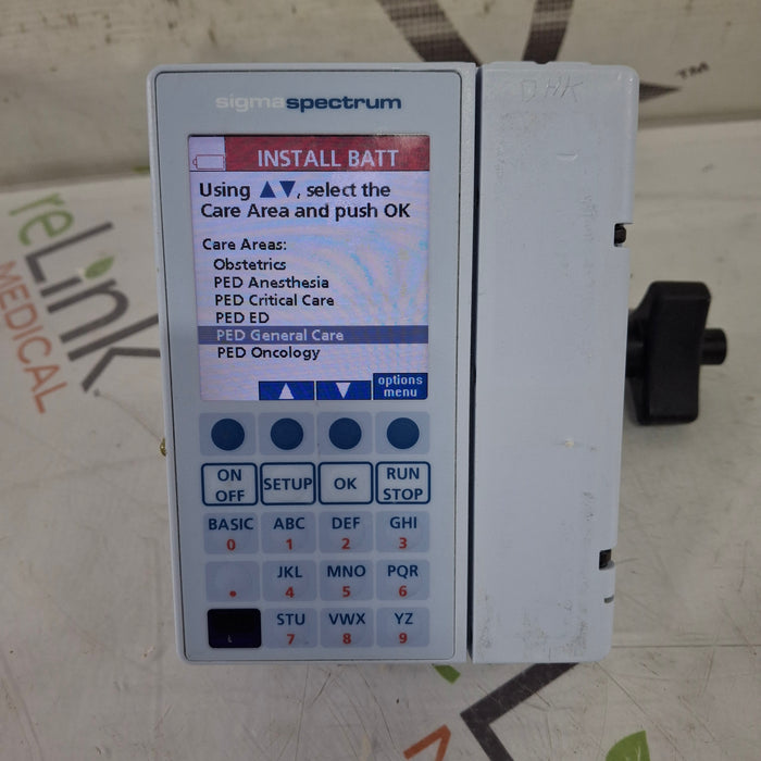 Baxter Sigma Spectrum 8.00.03 w/o Battery Infusion Pump