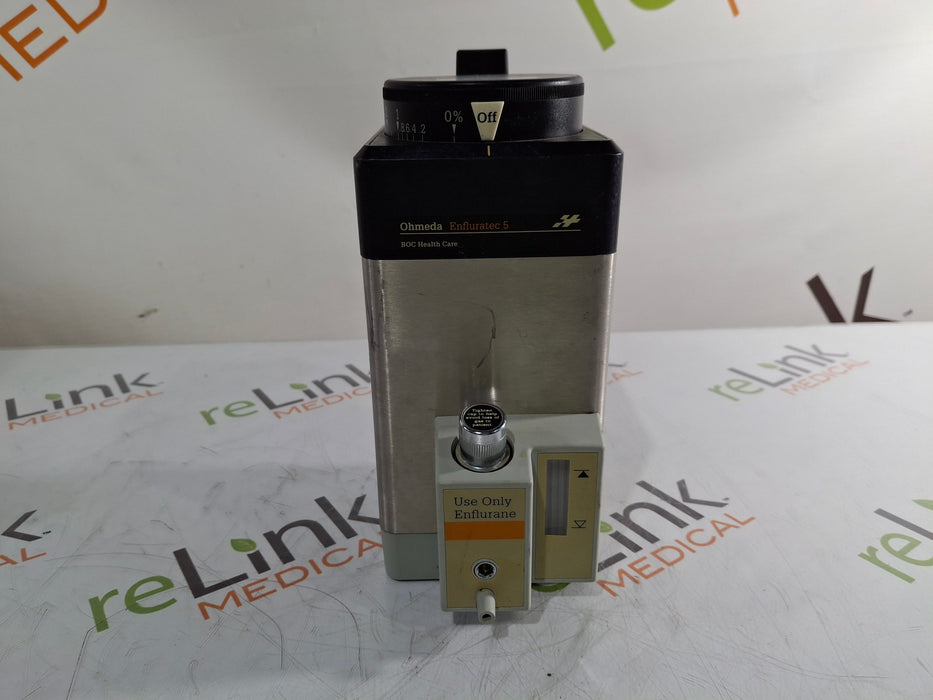 Datex-Ohmeda Datex-Ohmeda Enfluratec 5 Enflurane Vaporizer Anesthesia reLink Medical