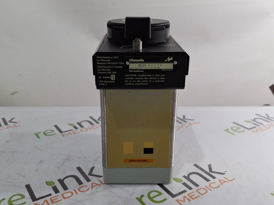Datex-Ohmeda Datex-Ohmeda Enfluratec 5 Enflurane Vaporizer Anesthesia reLink Medical