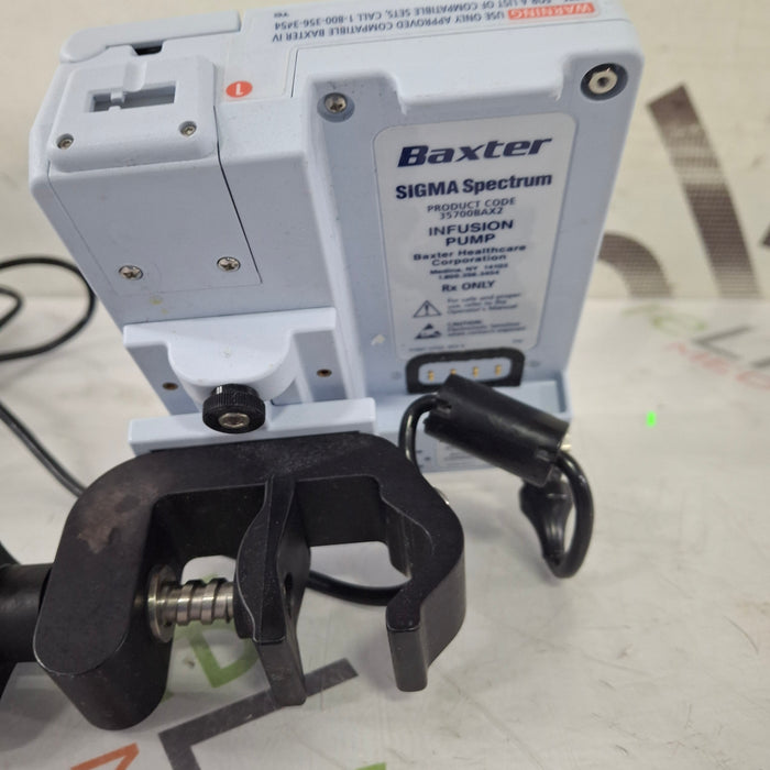 Baxter Sigma Spectrum 8.01.01 w/o Battery Infusion Pump