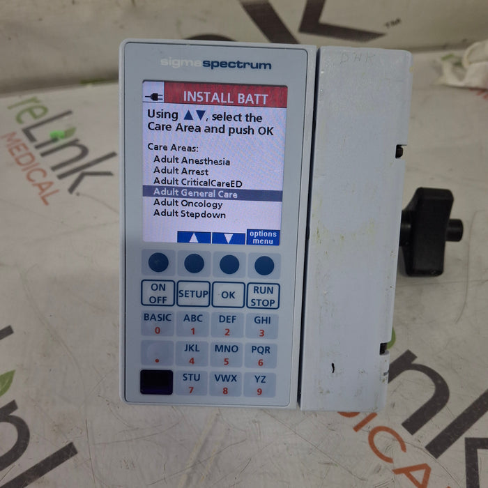 Baxter Sigma Spectrum 8.00.03 w/o Battery Infusion Pump