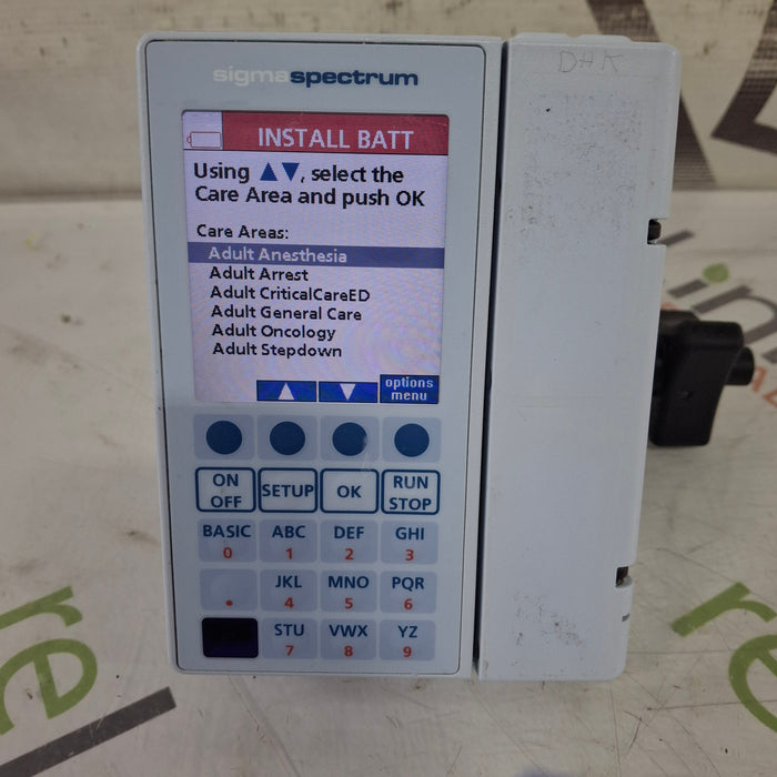 Baxter Sigma Spectrum 8.00.03 w/o Battery Infusion Pump