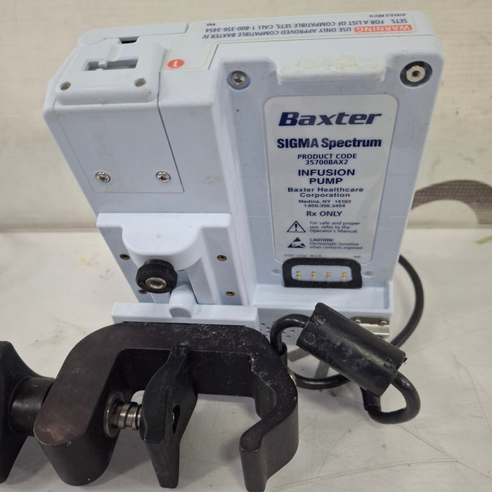 Baxter Sigma Spectrum 8.00.03 w/o Battery Infusion Pump
