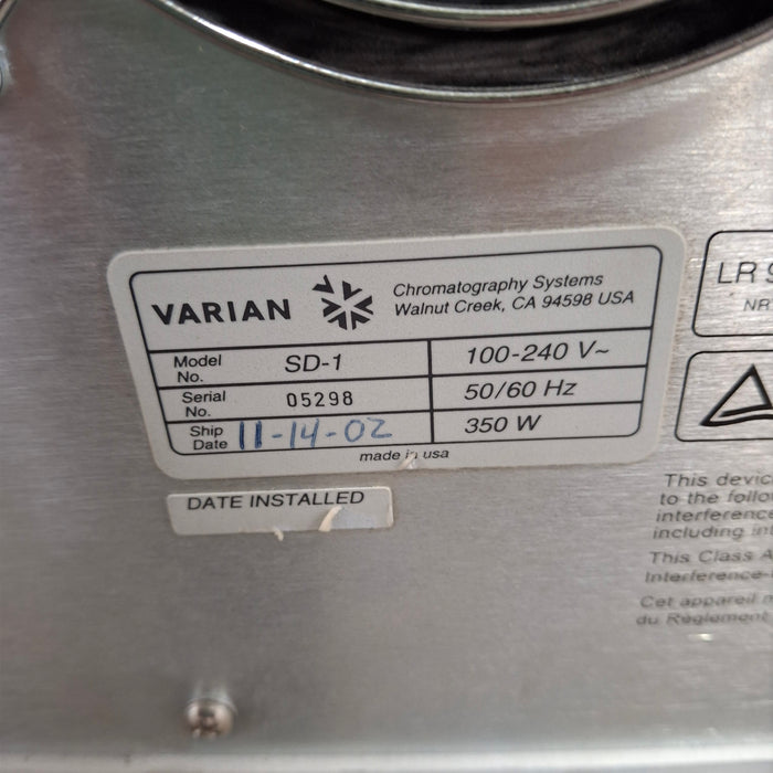Varian PrepStar Model SD-1 Solvent Delivery System