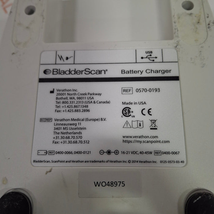 Verathon Medical, Inc Verathon Medical, Inc BladderScan 0570-0193 Battery Charger Surgical Equipment reLink Medical
