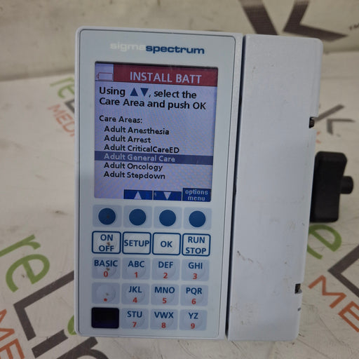 Baxter Baxter Sigma Spectrum 8.01.00 w/o Battery Infusion Pump Infusion Pump reLink Medical