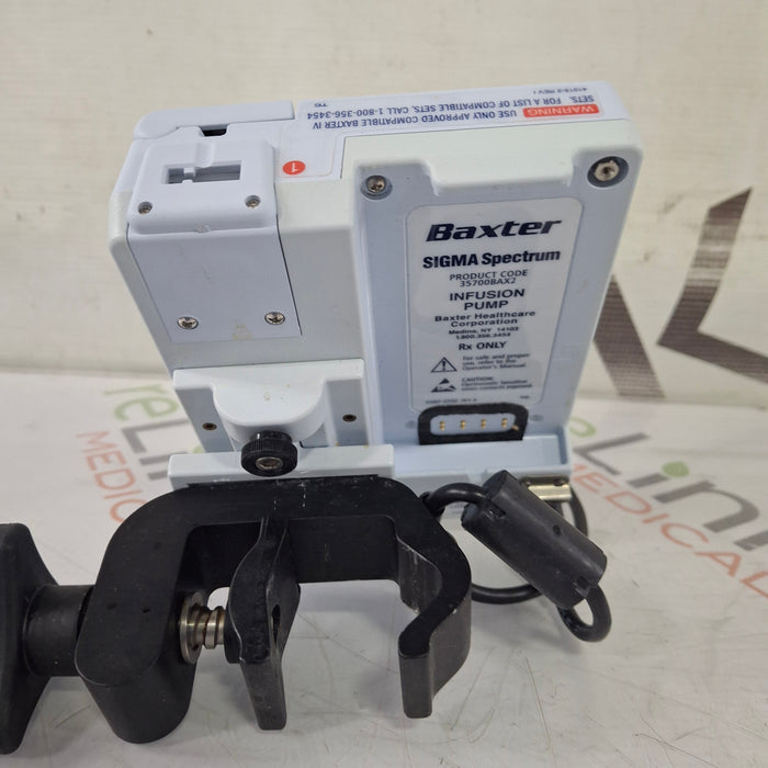 Baxter Baxter Sigma Spectrum 8.01.00 w/o Battery Infusion Pump Infusion Pump reLink Medical