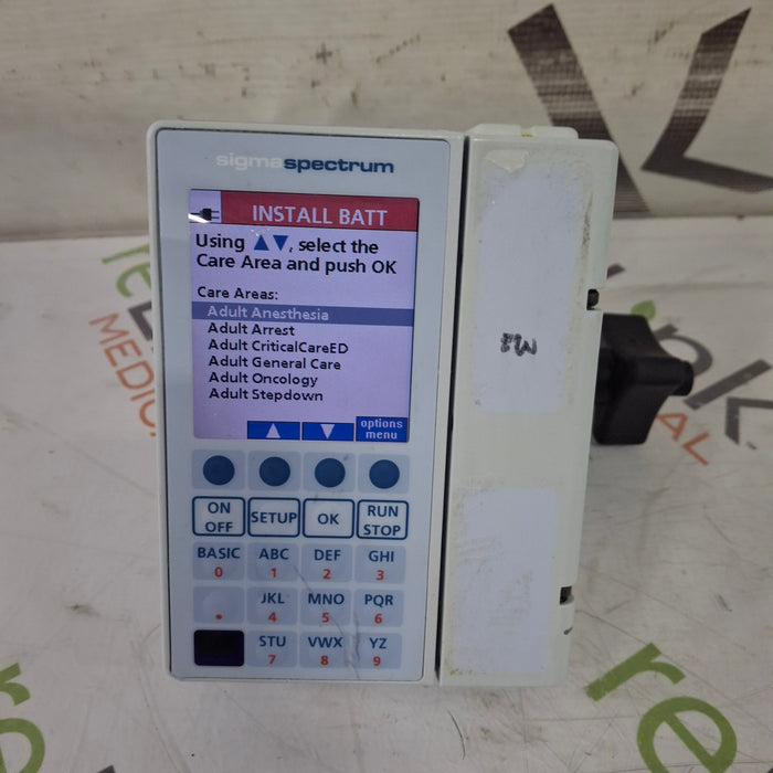 Baxter Baxter Sigma Spectrum 8.01.00 w/o Battery Infusion Pump Infusion Pump reLink Medical