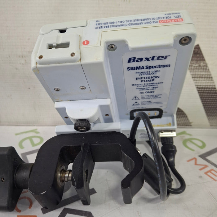Baxter Baxter Sigma Spectrum 8.01.00 w/o Battery Infusion Pump Infusion Pump reLink Medical