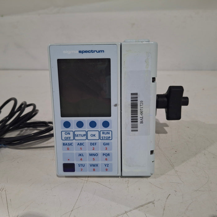 Baxter Sigma Spectrum w/Non Wireless or No Battery Infusion Pump