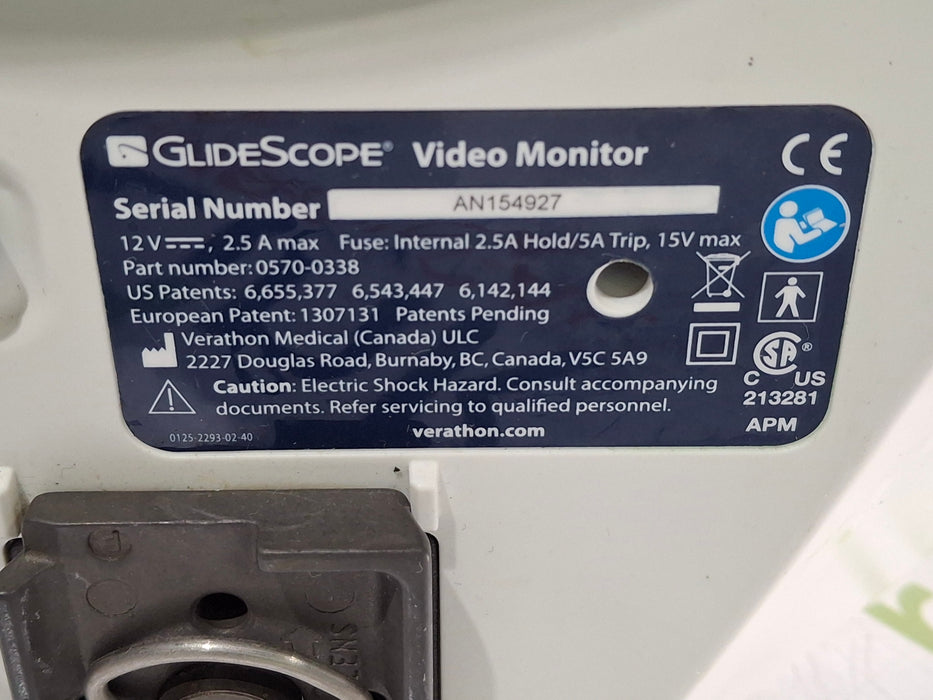 Verathon Medical, Inc Glidescope Video Laryngoscope
