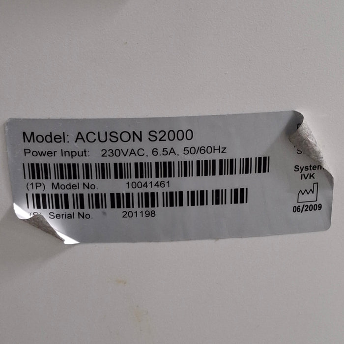Siemens Siemens Acuson S2000 Ultrasound Ultrasound reLink Medical
