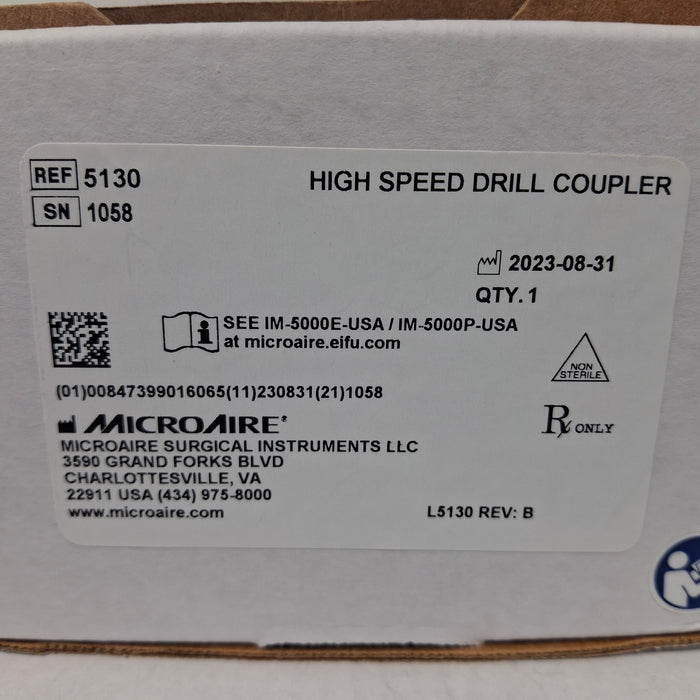 MicroAire MicroAire 5130 High Speed Drill Coupler Surgical Instruments reLink Medical