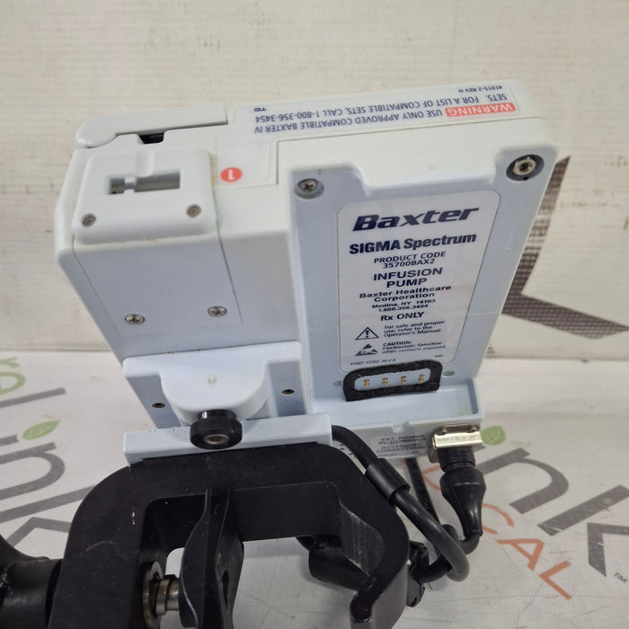 Baxter Sigma Spectrum 8.00.04 w/o Battery Infusion Pump