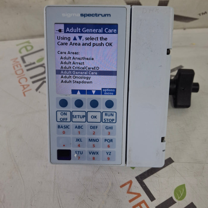 Baxter Sigma Spectrum 8.00.03 w/o Battery Infusion Pump