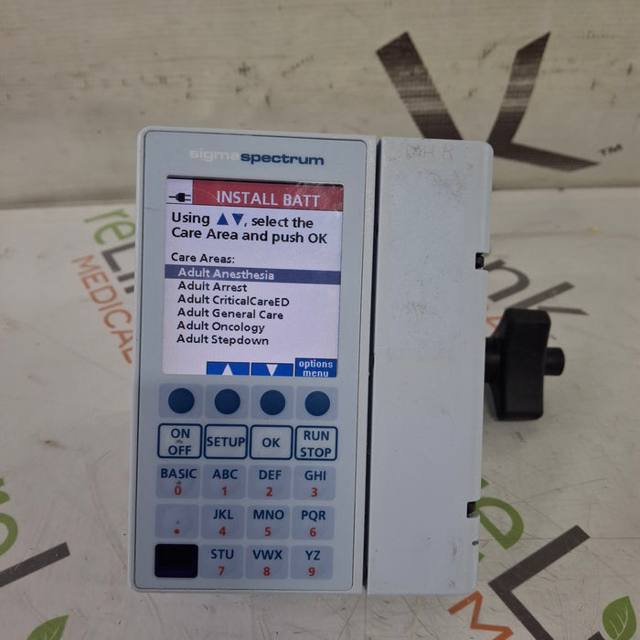 Baxter Sigma Spectrum 8.00.03 w/o Battery Infusion Pump