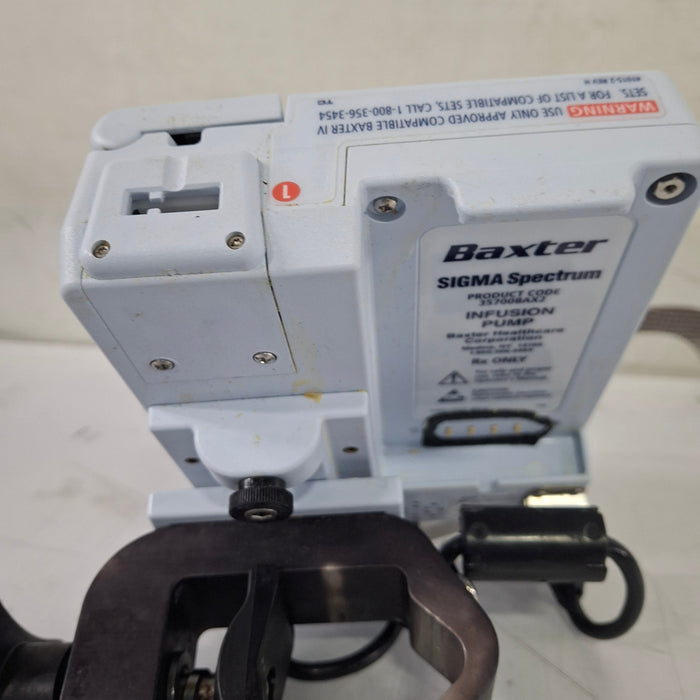 Baxter Sigma Spectrum 8.00.03 w/o Battery Infusion Pump
