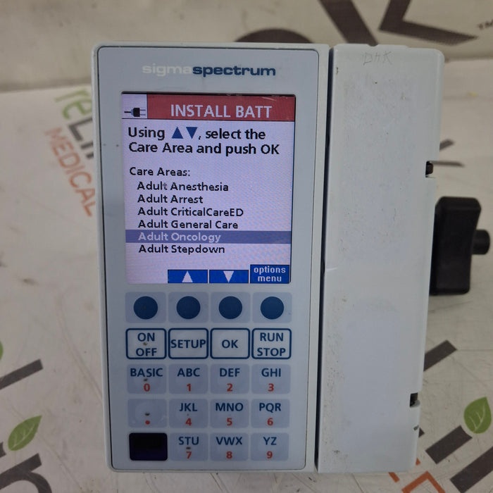 Baxter Sigma Spectrum 8.00.03 w/o Battery Infusion Pump