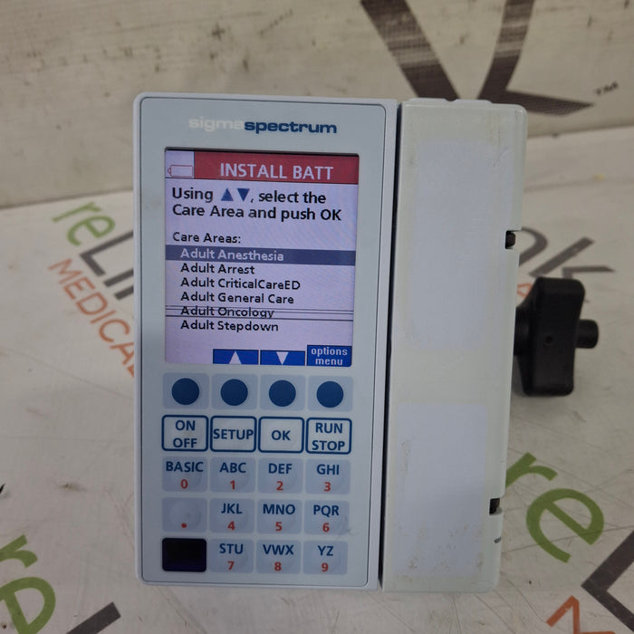 Baxter Sigma Spectrum 8.01.00 w/o Battery Infusion Pump