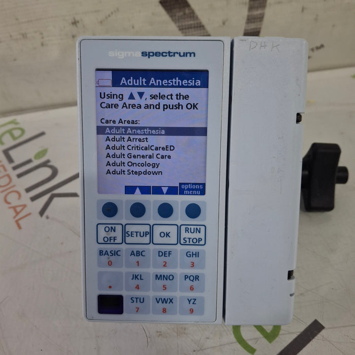 Baxter Sigma Spectrum 8.00.03 w/o Battery Infusion Pump