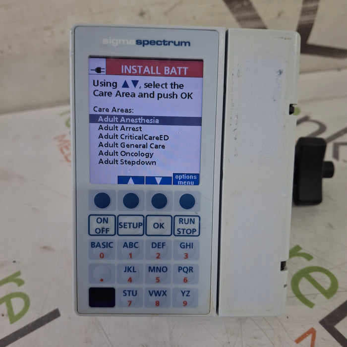 Baxter Sigma Spectrum 8.01.00 w/o Battery Infusion Pump