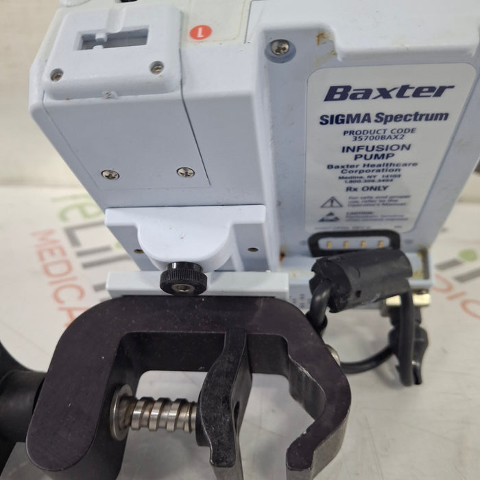 Baxter Baxter Sigma Spectrum 8.01.00 w/o Battery Infusion Pump Infusion Pump reLink Medical