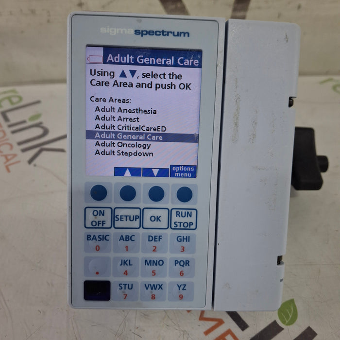 Baxter Baxter Sigma Spectrum 8.01.00 w/o Battery Infusion Pump Infusion Pump reLink Medical