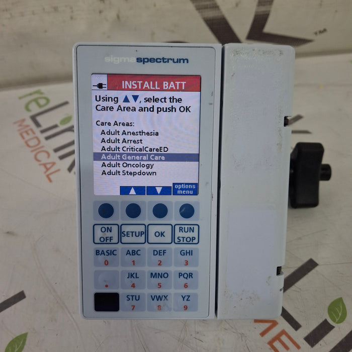 Baxter Sigma Spectrum 8.01.00 w/o Battery Infusion Pump