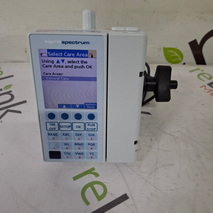 Baxter Sigma Spectrum 8.01.00 w/o Battery Infusion Pump