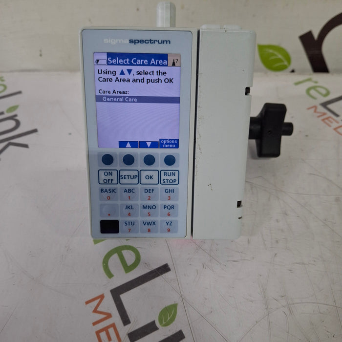 Baxter Baxter Sigma Spectrum 8.01.00 w/o Battery Infusion Pump Infusion Pump reLink Medical