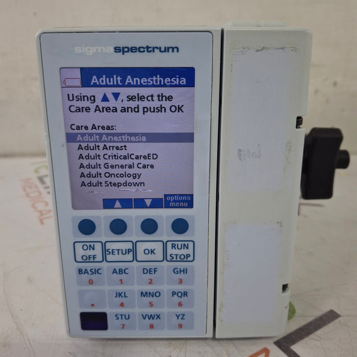 Baxter Sigma Spectrum 8.00.03 w/o Battery Infusion Pump