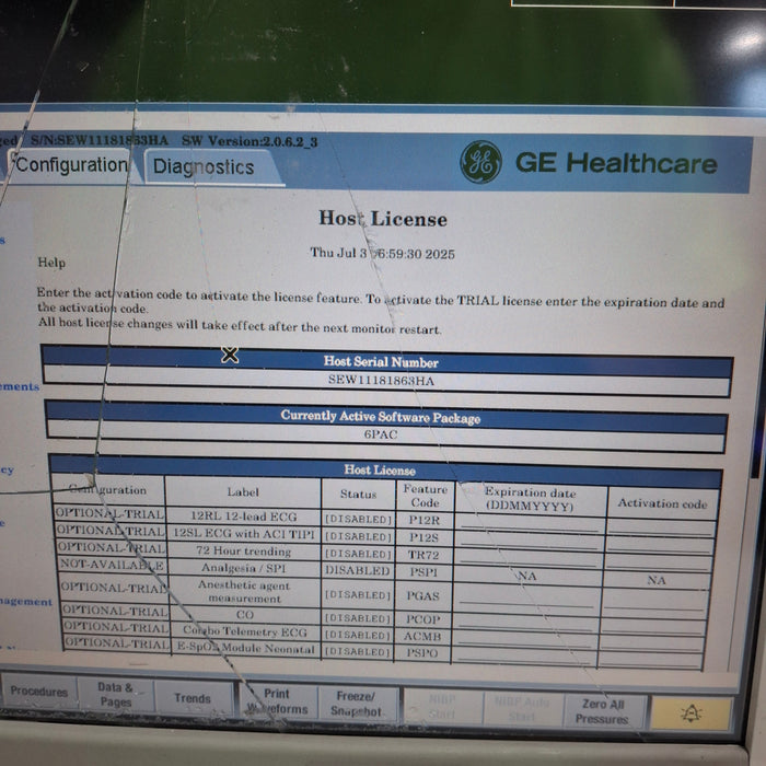 GE Healthcare GE Healthcare Carescape B650 Post Anesthesia Care Patient Monitor Patient Monitors reLink Medical