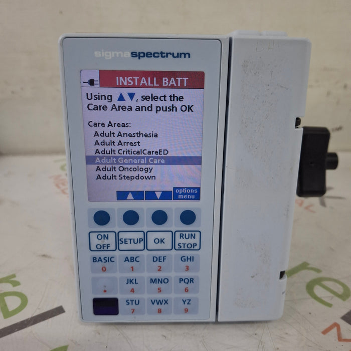 Baxter Sigma Spectrum 8.00.03 w/o Battery Infusion Pump