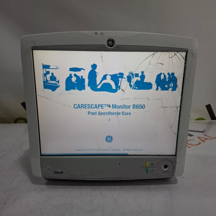 GE Healthcare GE Healthcare Carescape B650 Post Anesthesia Care Patient Monitor Patient Monitors reLink Medical