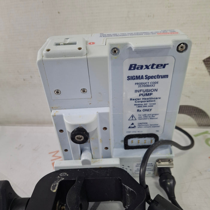 Baxter Baxter Sigma Spectrum 8.00.03 w/o Battery Infusion Pump Infusion Pump reLink Medical