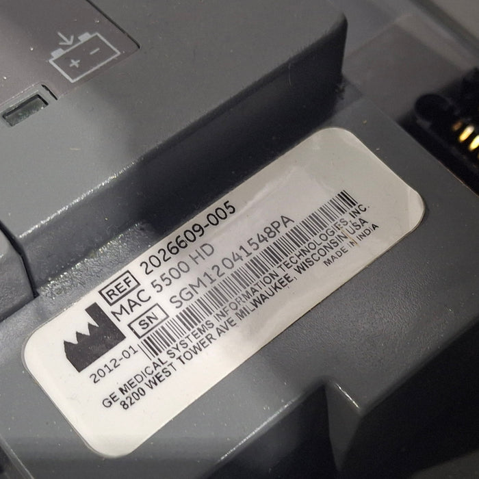 GE Healthcare GE Healthcare MAC 5500 HD ECG with CAM Module Cardiology reLink Medical